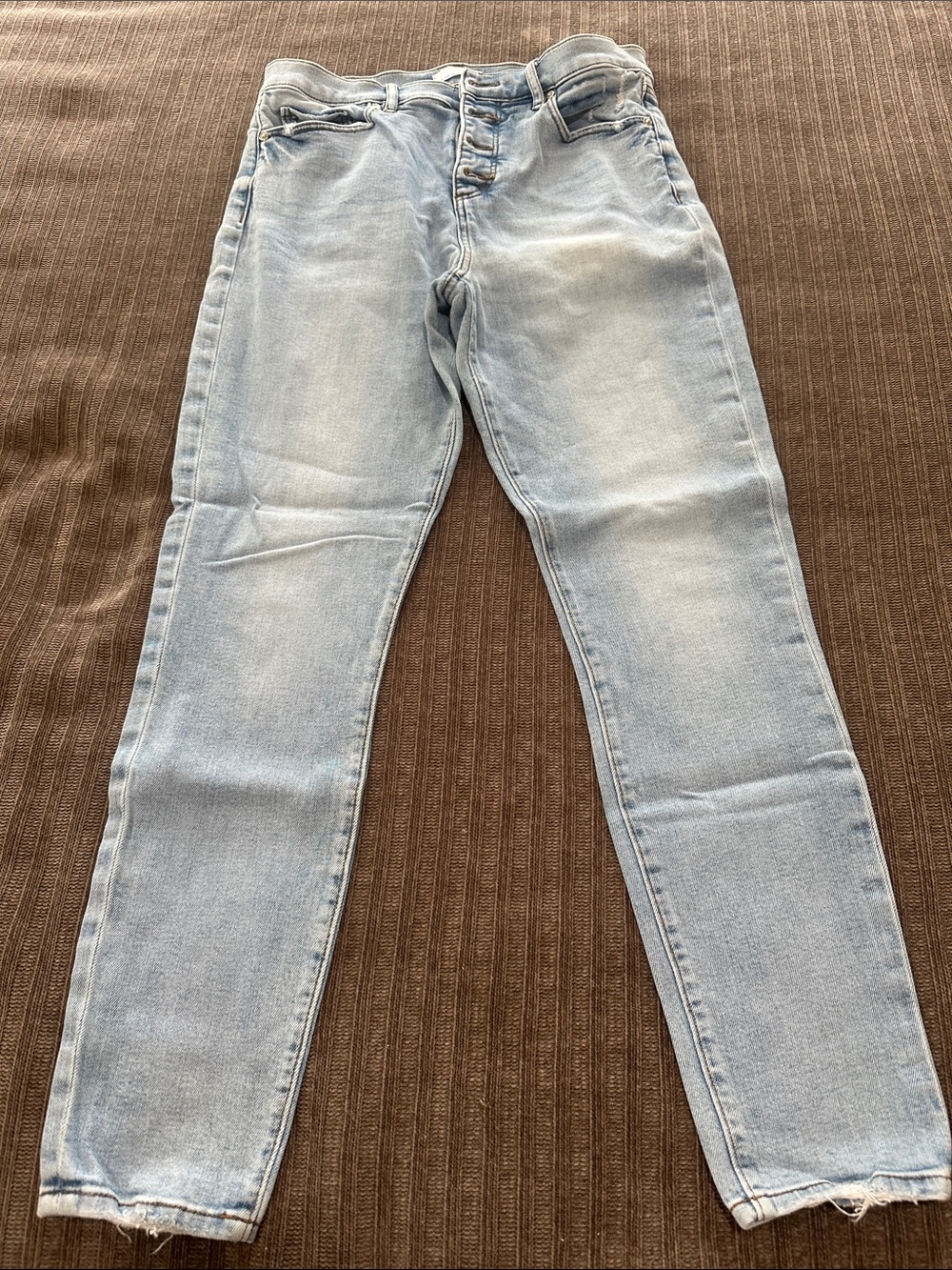 Loft high waist Light Wash Skinny Jeans - Classic Light Blue Denim